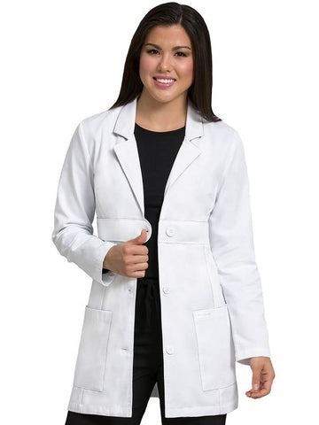 8617 EMPIRE BELTED MID LENGTH LAB COAT